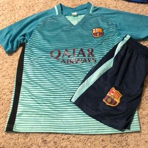 FC Barcelona Barca soccer shirt jersey Neymar